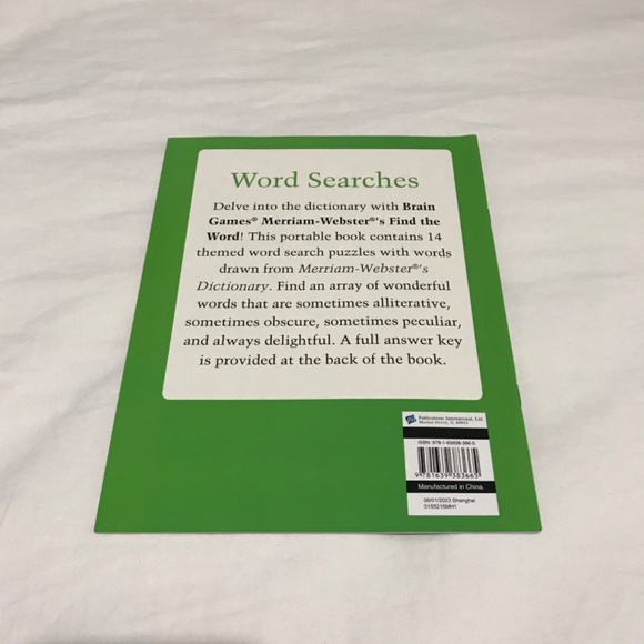 ๐3/$35 NEW Brain Games Merriam Webster's Find the Word Puzzles Large Print Book - Picture 2 of 3